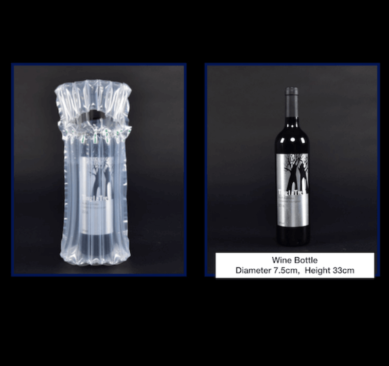  Wine Bottle Protector Bags - Inflatable Air Column